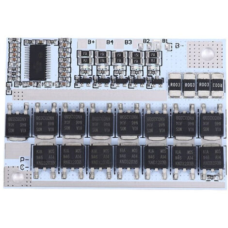 Carte protection BMS lithium 12V 16.8V 21V 100A avec équilibrage pour batterie 18650 5S