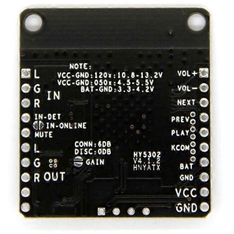 Carte réceptrice audio QCC3031 APTXHD pour amplificateur audio DC5V 12V - Alimentation CC non requise