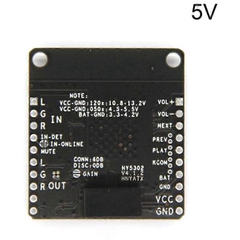 Carte réceptrice audio QCC3031 APTXHD pour carte d'amplificateur audio - Alimentation DC5V 12V-DC 5V