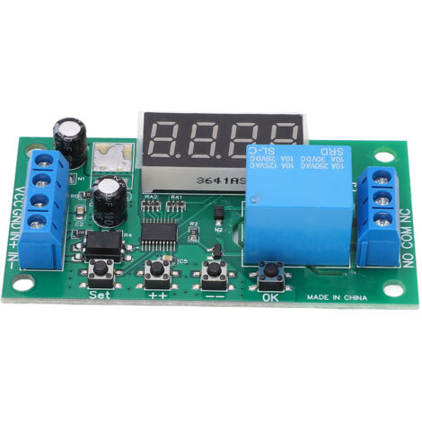 Carte relais compteur d'impulsions multifonctionnelle, précision 0.1S à 9999999.9s 0.01s, Module 1 canal 5V