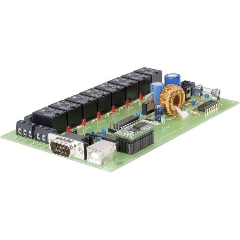 Conrad Components - Carte relais (kit monté) 197720 12 v/dc, 24 v/dc 1 pc(s)