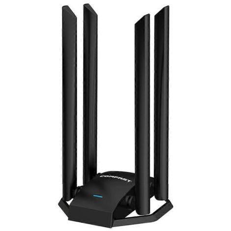 Carte réseau 1300M Adaptateur WiFi sans fil double bande Antennes 4x6dBi CF-WU785AC