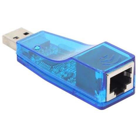 Carte réseau de lecteur gratuit Carte réseau USB Adaptateur Ethernet WiFi sans fil 10/100 Mbps pour ordinateur portable de
