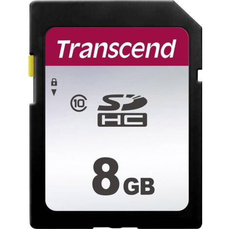 Carte SDHC Transcend Premium 300S 8 Go Class 10, UHS-I, UHS-Class 1