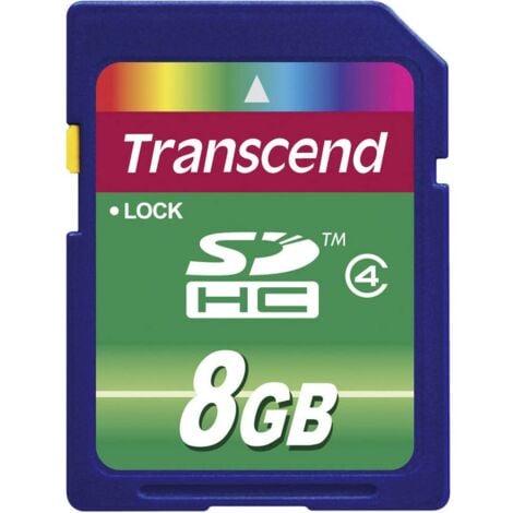 Carte SDHC Transcend Standard 8 GB Class 4