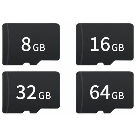 Carte TF haute vitesse 16G 32G 64G caméra de navigation de téléphone portable surveillance enregistreur de conduite carte mémoire