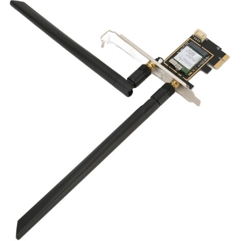 Carte WiFi PCIe Bluetooth 5.2, 1800Mbps, Double Antenne 2.4G/5GHz MU-MIMO pour PC Windows 10/11