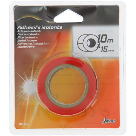 CARTEC 2 rouleaux d'adhesif isolant 15mmx10m