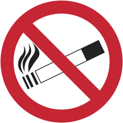 CARTEL 30X30 CM PROHIBIDO FUMAR