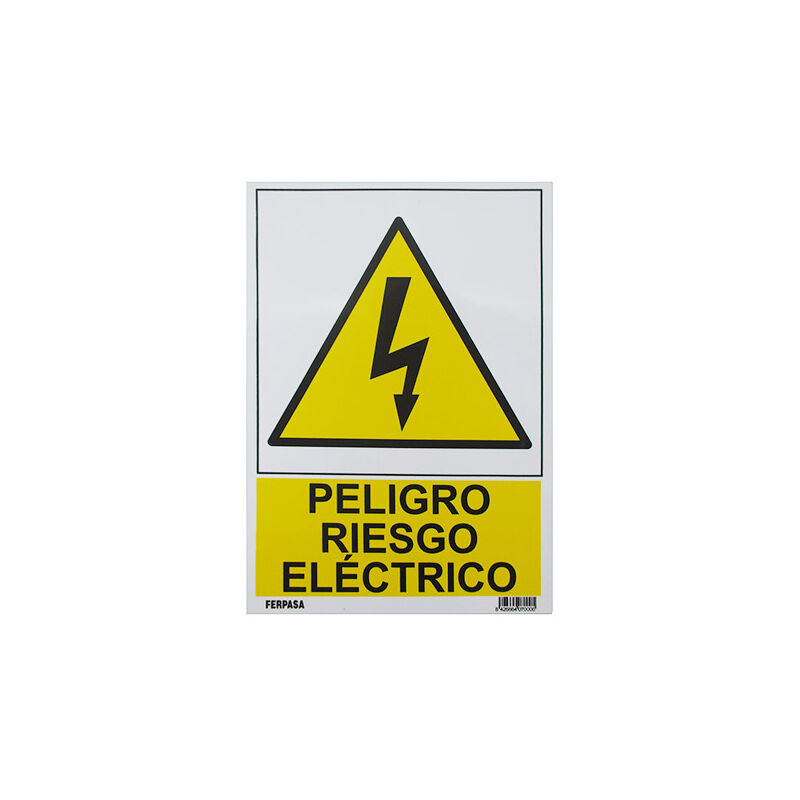 

CARTEL 29,7x21 CM PVC PELIGRO RIESGO ELEC 7000