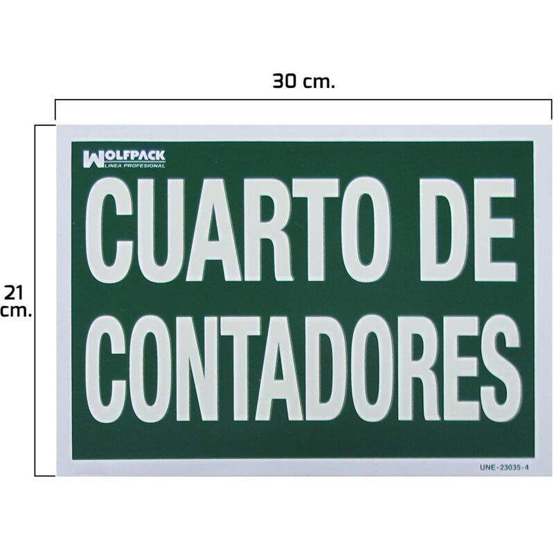 

Cartel cuarto de contadores 30x21