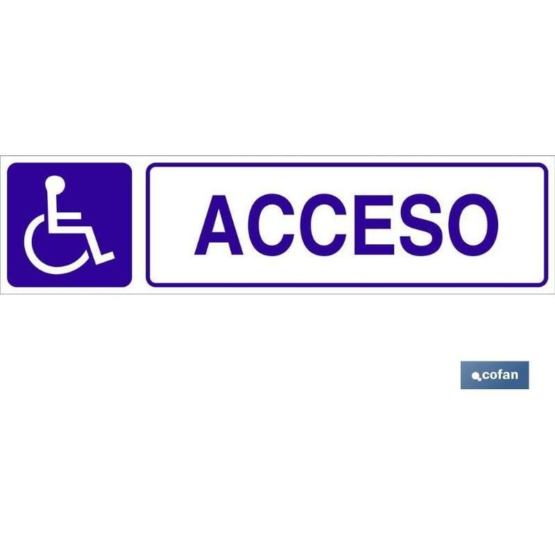 

PLIMPO señal glasspack adhesiva 250x62mm. acceso