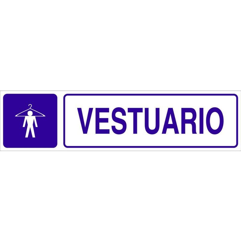

PLIMPO señal glasspack adhesiva 175x45 vestuario