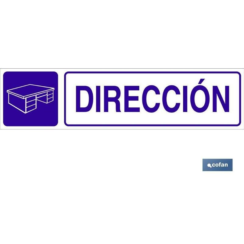 

PLIMPO señal glasspack adhesiva 250x62mm. dirección