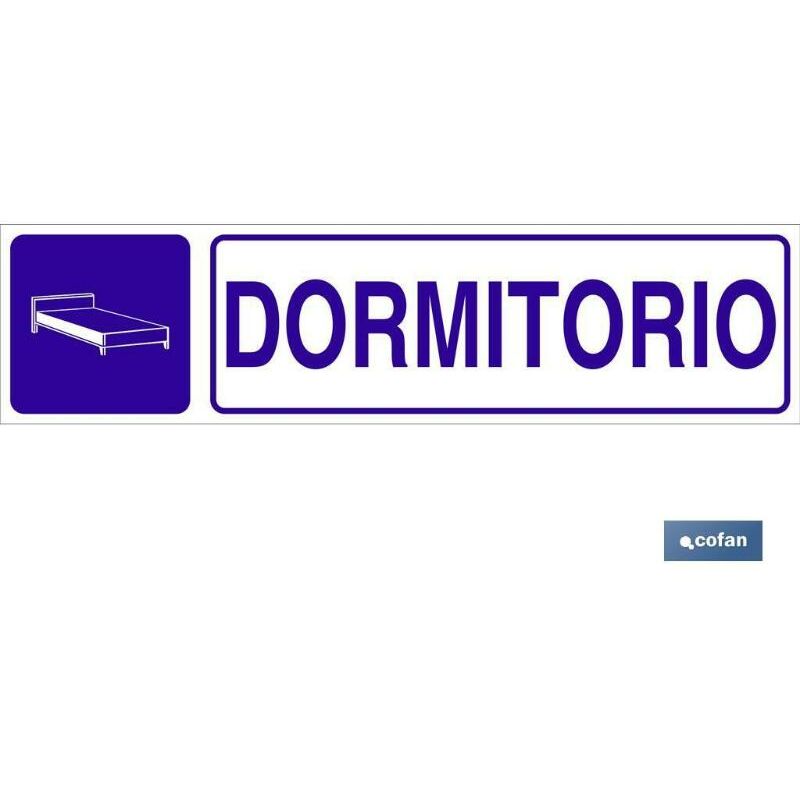 

PLIMPO señal glasspack adhesiva 250x62mm. dormitorio