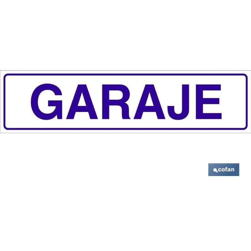 

PLIMPO señal glasspack adhesiva 250x62mm. garaje