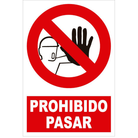 Cartel prohibido al mejor precio