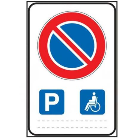 Cartel de Señalización de Estacionamiento por Categorías