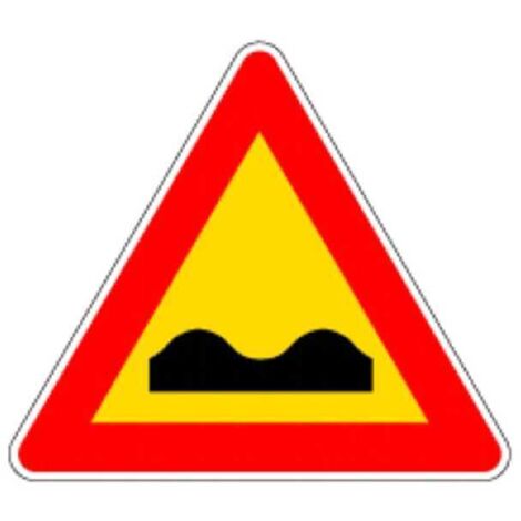 Cartel de señalización de la calle deformada