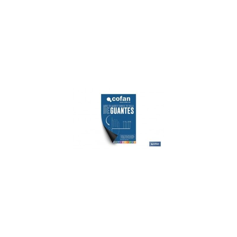 

Cartel imantado 297x210 mm medidor talla de guantes