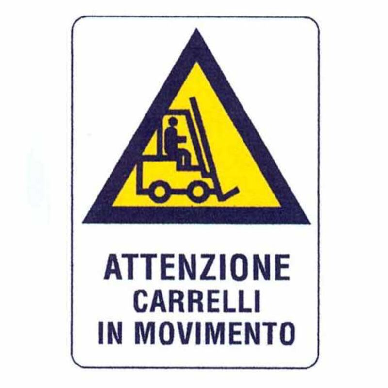 Cartel Movimiento Carros 48X 68 Plástico