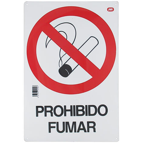 CARTEL OBRA PROHIBIDO FUMAR