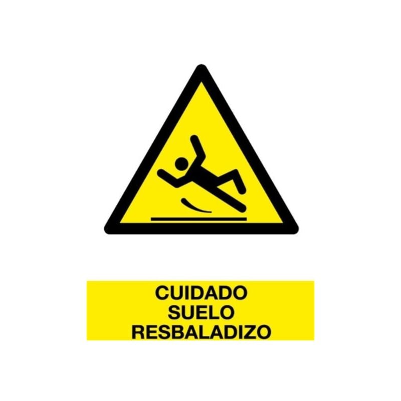 

Cartel Pvc 21* 30 Cuidado Suelo Resbaladizo