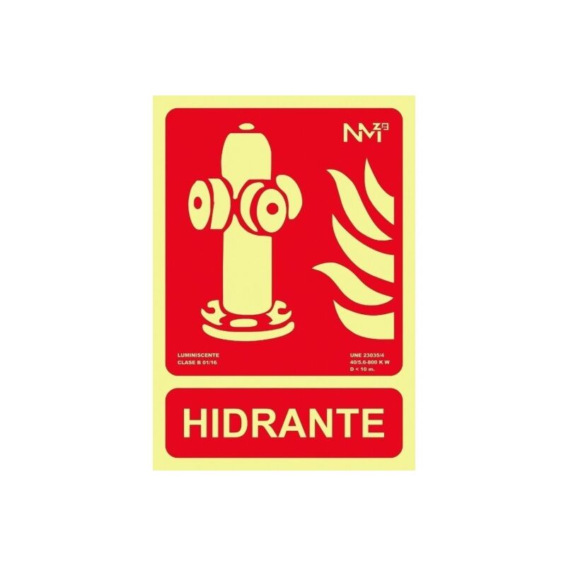 

Normaluz - Cartel Pvc 21* 30 Hidrante