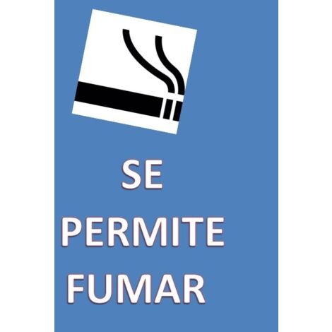 CARTEL PVC 21 30 SE PERMIITE FUMAR