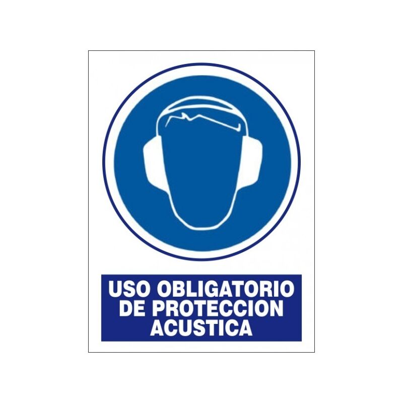 

Cartel Pvc 30* 40 Obligatorio Acustica