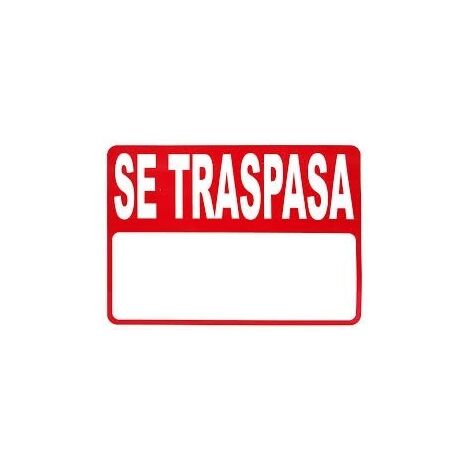 CARTEL PVC 45 35 SE TRASPASA