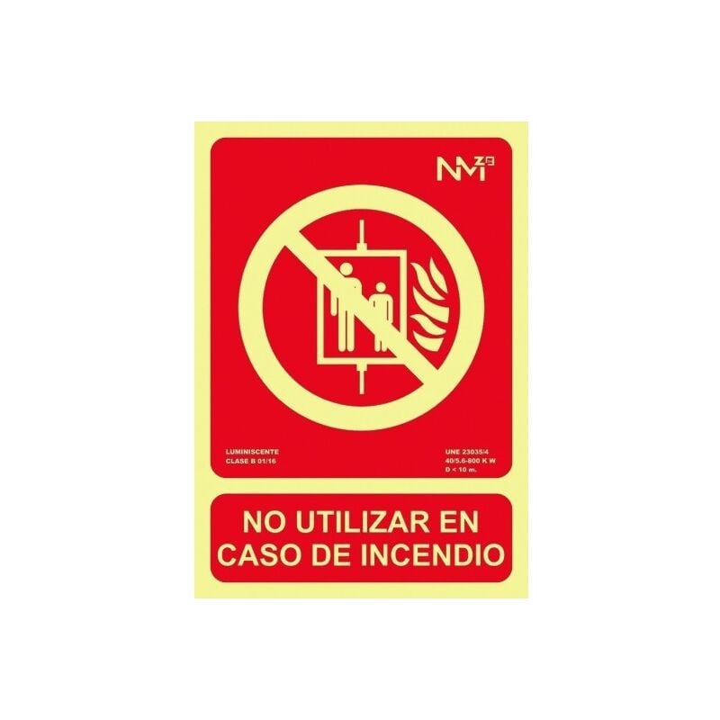 

Cartel Pvc Luminiscente 21* 30 No Utilizar Asce.Em
