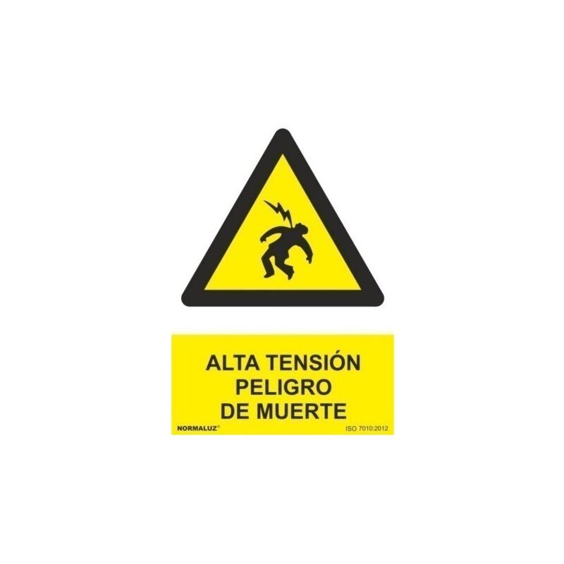 

Normaluz - Cartel Señalizacion 210X300Mm Pvc Alta Tension Peligro