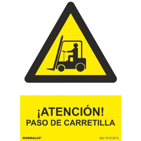 Señal De Advertencia ¡Atención! Maquinaria Pesada SEKURECO | Leroy Merlin