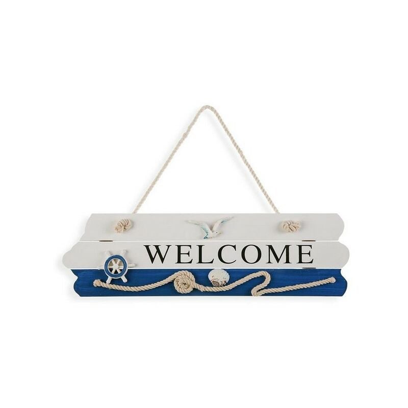 

Cartel Welcome Blue Sea Madera (4 x 15 x 40 cm)