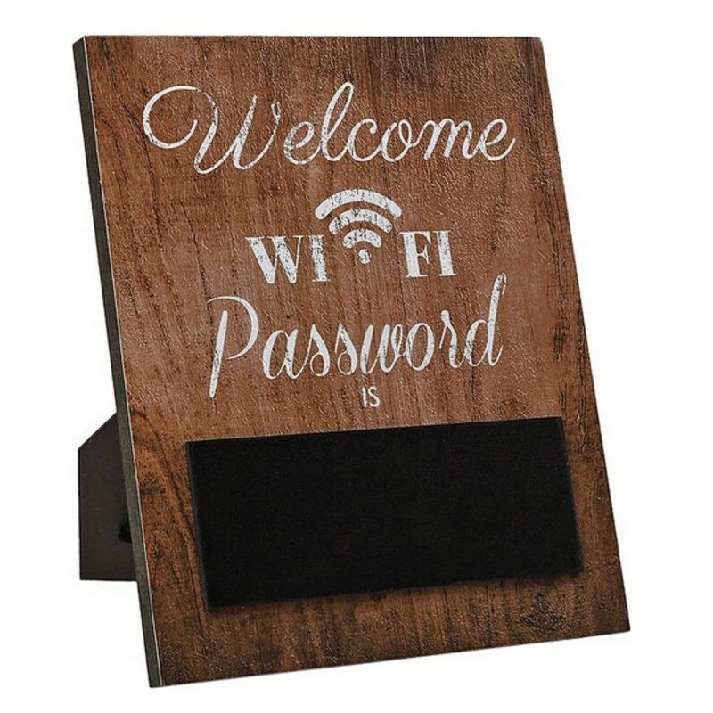 

Cartel Wifi Marrón 118225