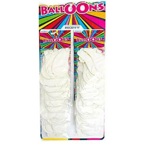 Cartella 20 Buste Da 10 Palloncini 7 Bianco 6905 X1