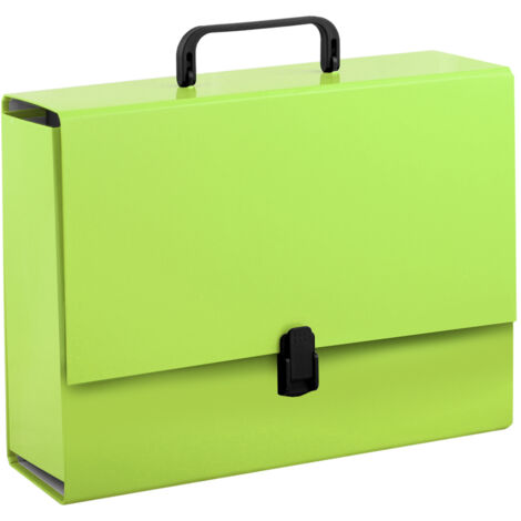 Cartella con manico A4 10 cm Penmate verde chiaro