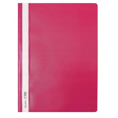 Cartella rigida A4 in PVC rosa senza chiusura 2651 (20)