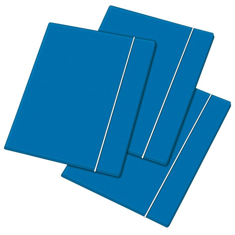 Image of Blasetti - cartellina con elastico blu