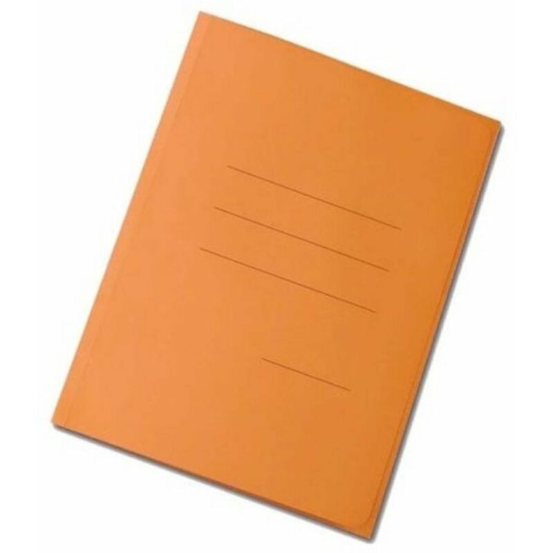 Image of Blasetti - cartelle 3 lembi manilla GR.150 (50 pezzi) - arancio