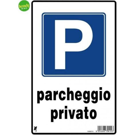 Cartello 3M parcheggio privato 30 x 20 cm