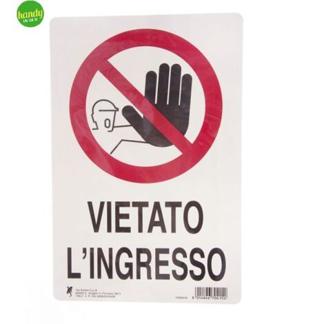 Cartello 3M vietato ingresso 30 x 20 cm