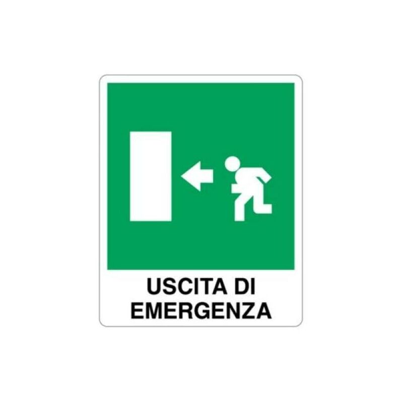 Image of Cartello alluminio Cartelli Segnalatori uscita di emergenza - 20-105-x