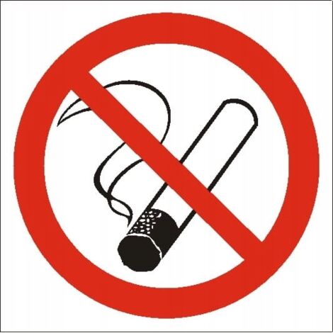 CARTELLO ANTINCENDIO IN PVC ZP-25. VIETATO FUMARE.