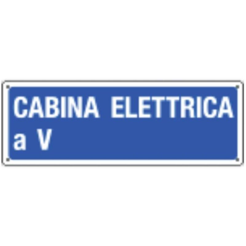 Image of Cartello in alluminio Cartelli Segnalatori cabina elettrica v. 23-07