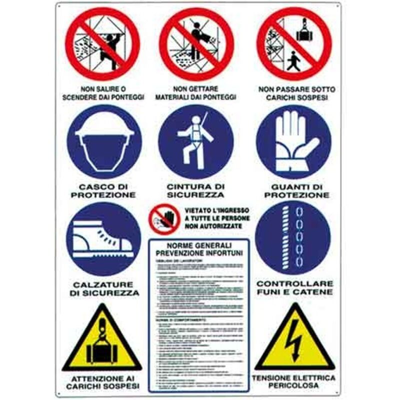 CARTELLO CANTIERE 'SIGNAL GROUP' 70x100 cm