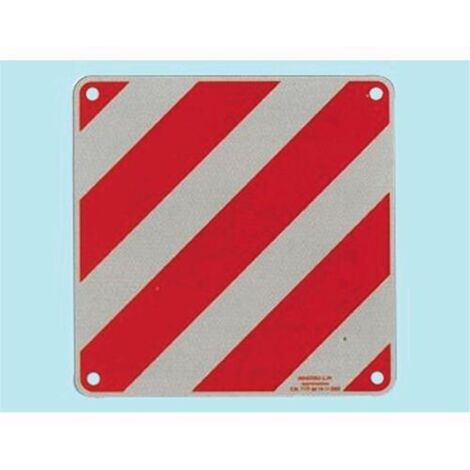 Cartello Carico Sporgente a norma in alluminio Rifrangente classe 2 - 50x50 cm