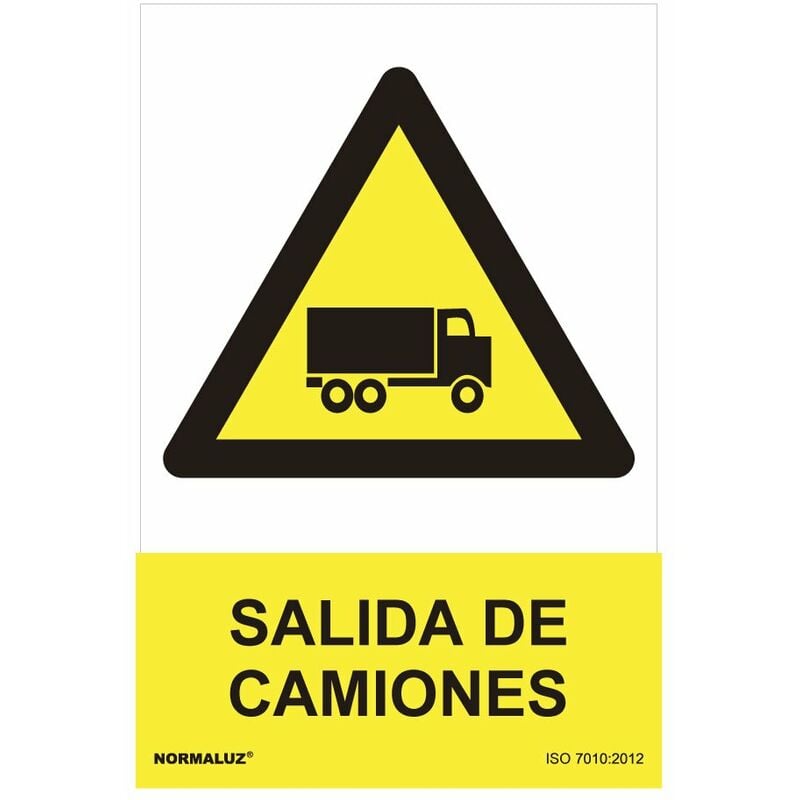 Image of Hazard segno 'fuori di camion' (spagnolo - 0.7mm) 30x40cm
