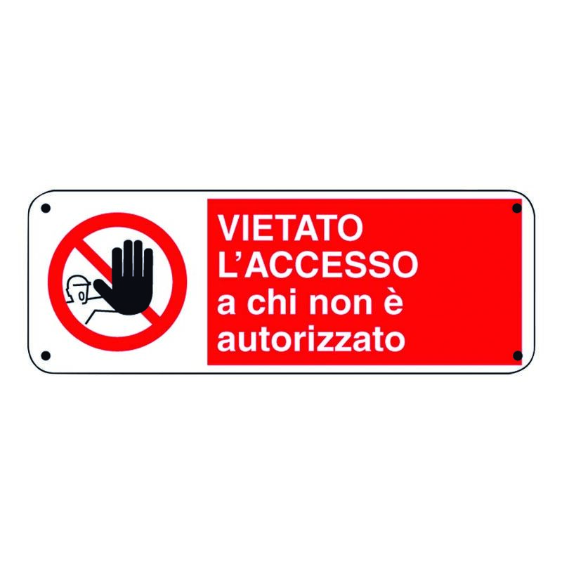 Image of Ferrari Srl - Cartello divieto accesso